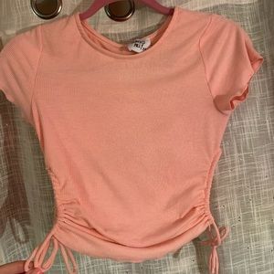 Princess polly cropped pink top